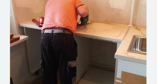 Сборка кухонного гарнитура. Якутск
